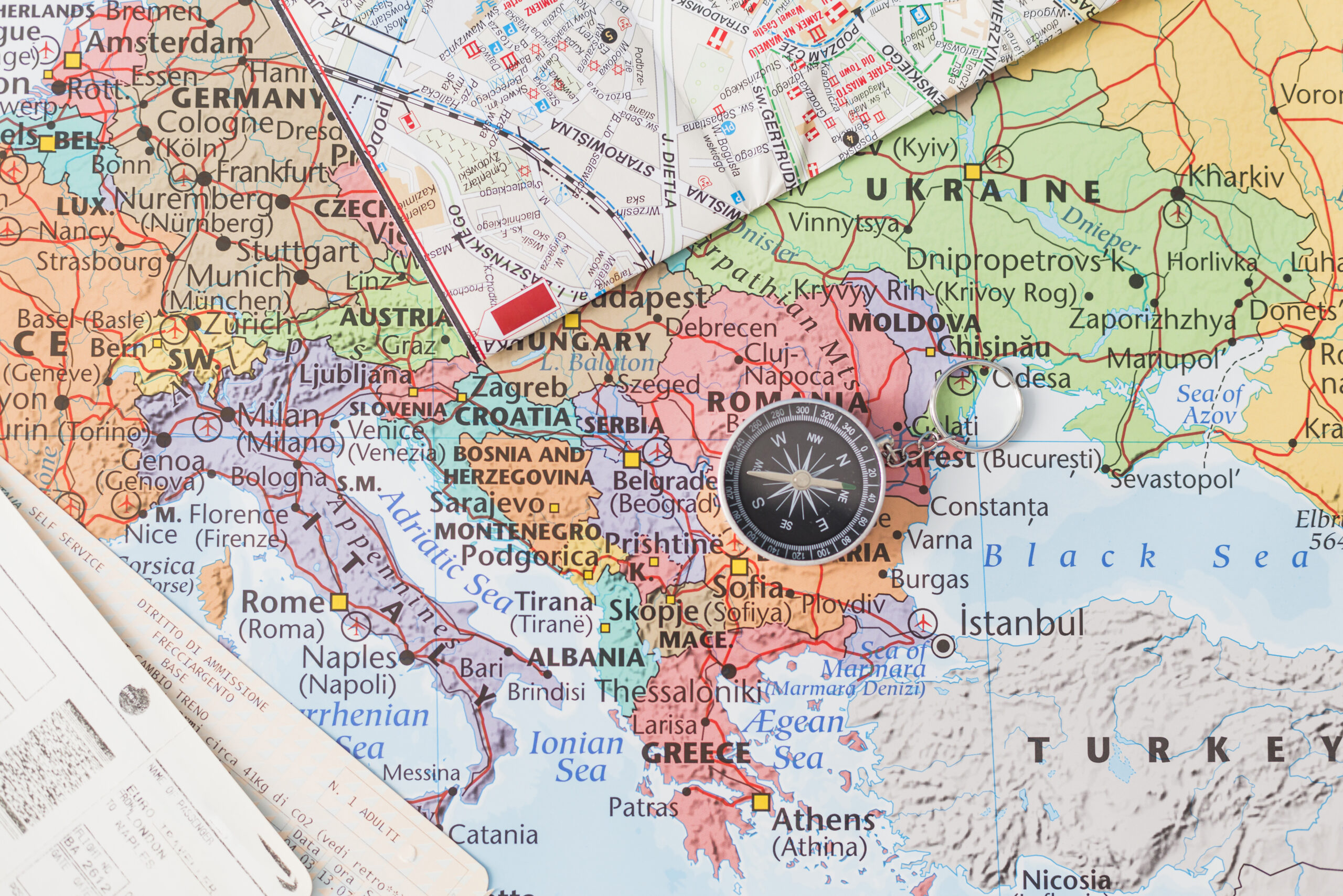 Reisekomposition Mit Tickets